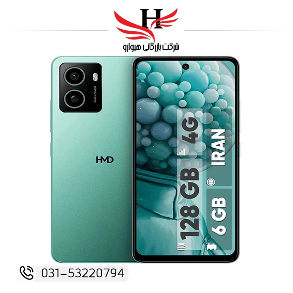 گوشی موبایل HMD Pulse Plus دو سیم‌کارت | مونتاژ ایران تحت لیسانس HMD فنلاند | 128GB حافظه 6GB رم